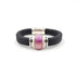 Black Cork Purple Porcelain Bracelet